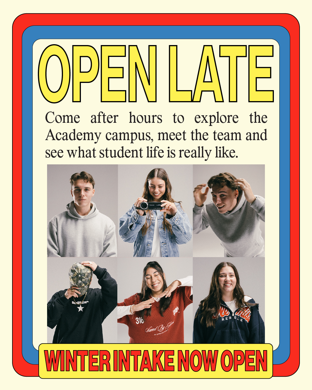 OPEN LATE - YA ACADEMY